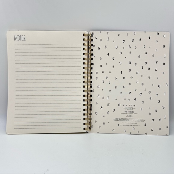 Rae Dunn 2025. (Royal Purple) 12-month Planner Journal Soft Leather Cover - Picture 10 of 12